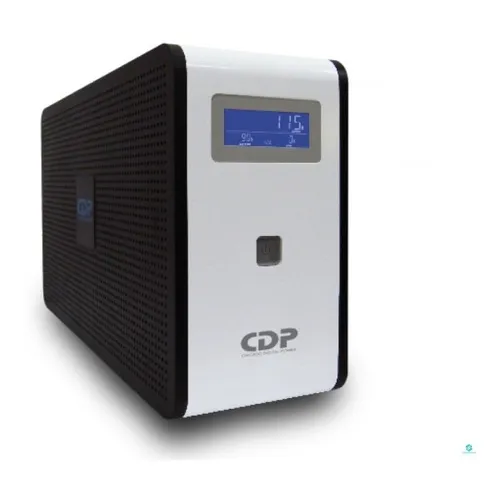 No Break Cdp R-smart1010 1000va/500w 10 Lcd Reg. Bat. Sup Color Negro/plata