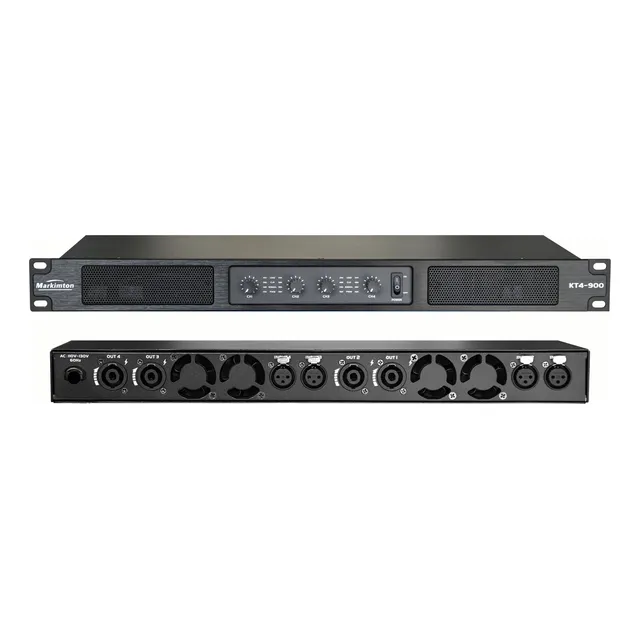 Amplificador De Potencia Digital 1u Markimton Kt4-900