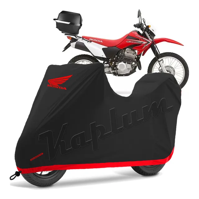 Funda Cubre Moto Honda Xr 125 Tornado Falcon Xr Con Top Case