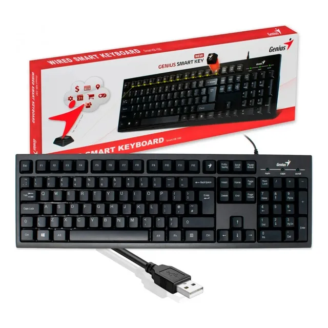 Teclado Genius Smart Kb100 Usb Serviciopapelero