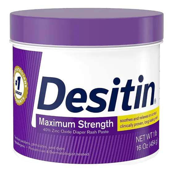 Desitin Bebe Máxima Potencia Morada Crema Original 16oz 1lb