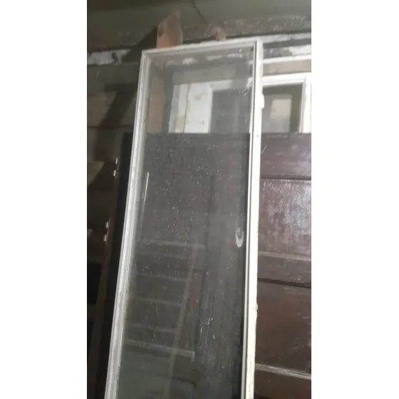 Ventanal Aluminio Fijo 42cm X 233cm Con Vidrio Roto 