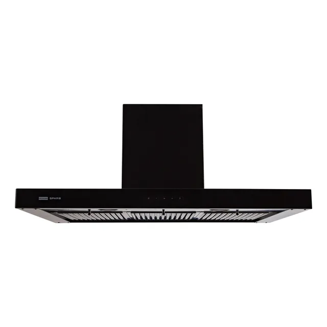 Campana Spar Stilo Pro Touch Negra 90 Cm Extractor De Cocina