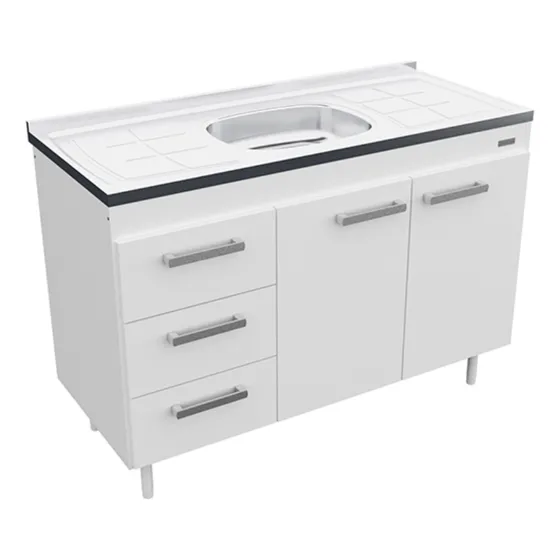 Bajo Mesada 1,20 Mts Mueble De Cocina Sin Bacha