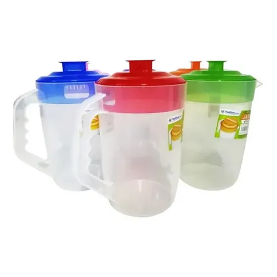 Jarra Bonita / Tapa De Color 4 Litros Ferplast Set 3 Piezas