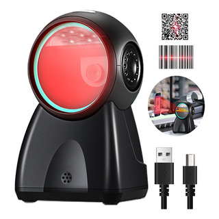 Lector De Códigos De Barras Omnidireccional 1d/2d/qr Con Usb Lector De Códigos De Barras Omnidireccional 1d/2d/qr Con Usb