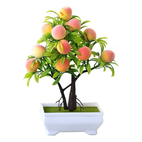 Plano De Bonsái De Flores Artificiales Simulado De Alta Cali