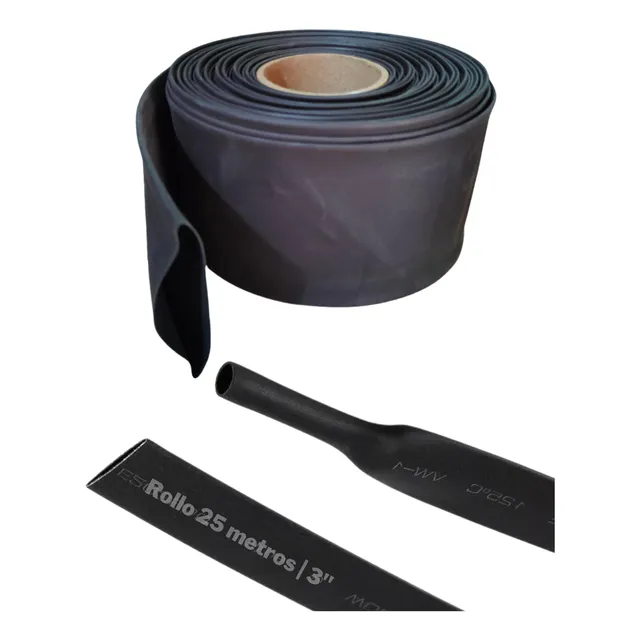 Rollo 25 Metros Tubo Aislante Thermofit 3 Pulgadas 75mm 