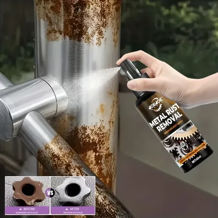 Spray Removedor De Ferrugem Para Metal 50 Ml Com Esponja