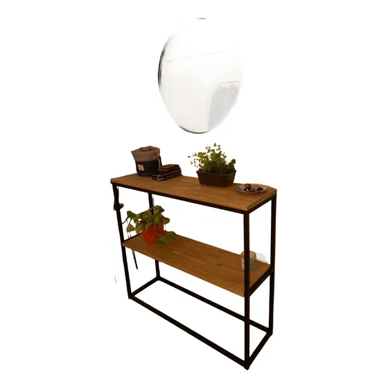 Mesa Arrime Recibidor Estilo Industrial A Medida*