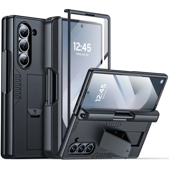 Funda Bisagra Con Soporte Y Ranura S Pen Slot  Para Z Fold 6