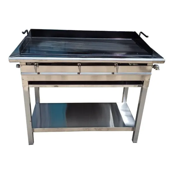 Estufa Industrial En Acero Plancha Doble 90 Cm
