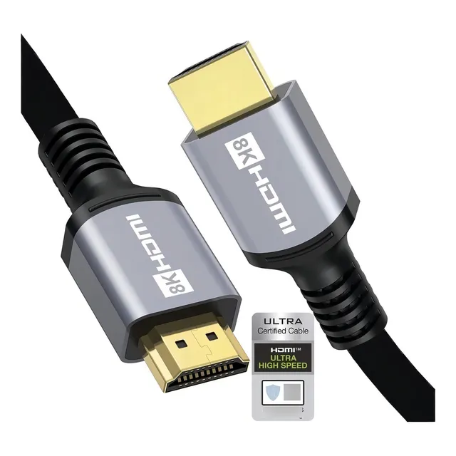 Cable Hdmi 8k 2.1 Hdr 5 Metros 48gbps 8k 10k 60hz 4k 120hz