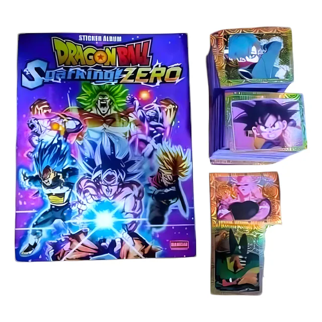 Álbum Dragón Ball Sparking Zero + Figuras Completas + Poster
