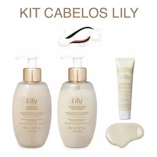 Boticário Shampoo + Condicion. + Leave-in Acetinado Lily O Boticário