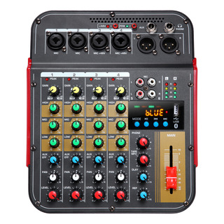 Mini Mezclador De Audio Mg4 Sound Bluetooth Compacto De 4 Mini Mezclador De Audio Mg4 Sound Bluetooth Compacto De 4