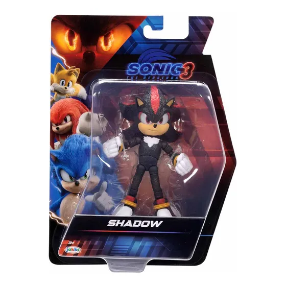 Sonic 3 Pelicula Figura Shadow De 5 Pulgadas Serie 1 Wave 1