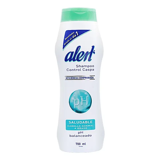 Alert Shampoo Control De Caspa Saludables 700ml