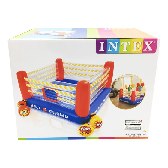Ring De Boxeo Inflable Para Niños Con 2 Pares De Guantes
