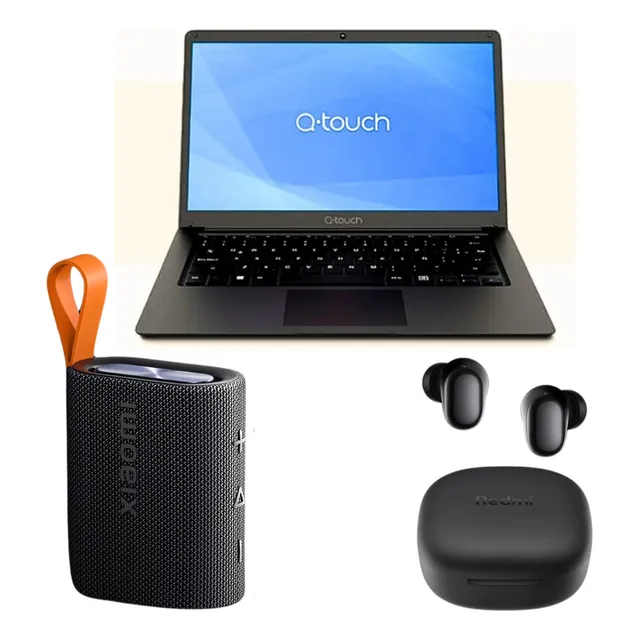 Laptop Q-touch Nqt14-01 + Xiaomi Sound Pocket Y Buds 6 Play