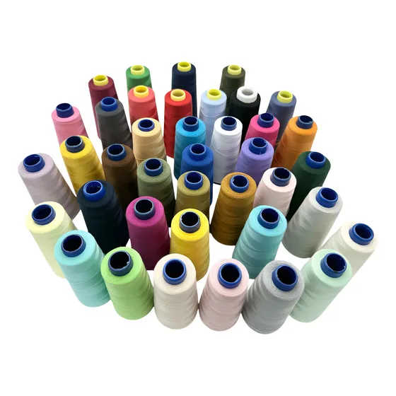 10 Conos Hilos Para Recta  100% Polyester  2000 M.