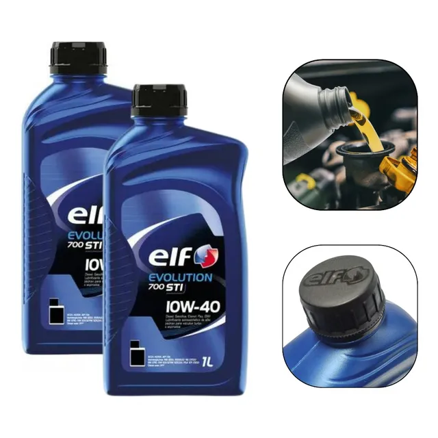 Kit De Óleo 10w40 Elf Evolution 700 Sti 2 Litros