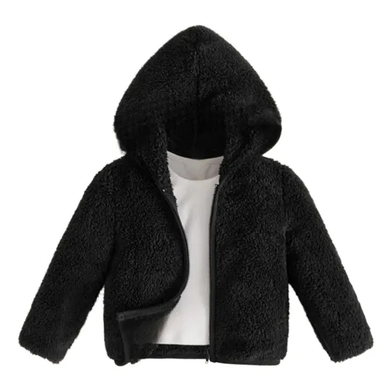 Casaco Tedy Infantil Blusa Frio Menino Touca Teddy Inverno
