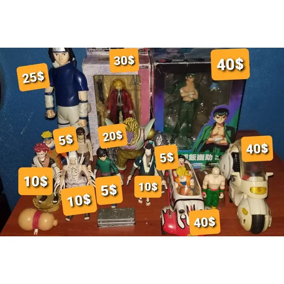 Muñecos Naruto Dragón Ball Yu Gi Oh Fullmetal Alchemist