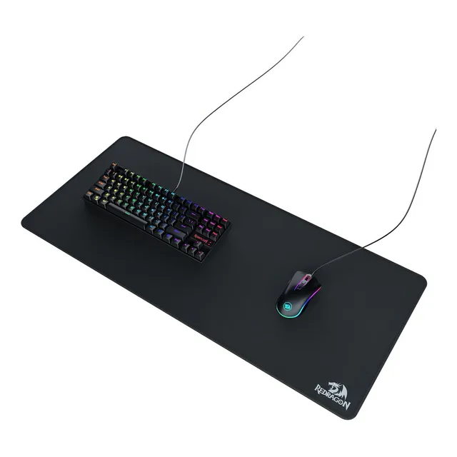 Mouse Pad gamer Redragon Flick de goma pad de mouse xl 40cm x 90cm x 4mm negro