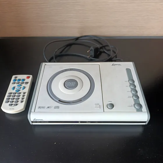 Mini Dvd Player Lenoxx Dv-403 Branco No Estado Conserto Peça