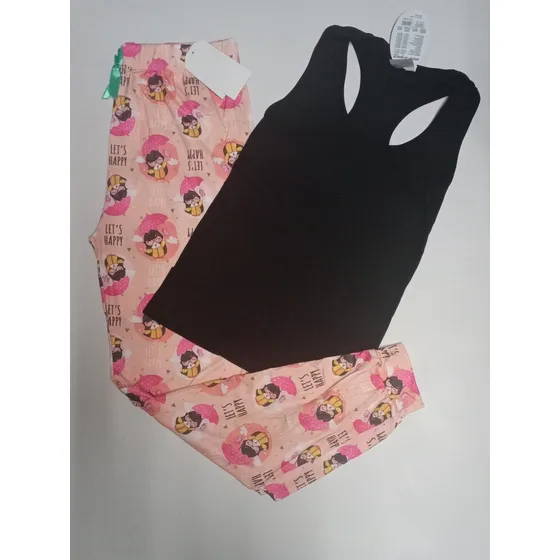 Conjunto Pantalón De Pijama Largo Docena Jogger Pijama Dama