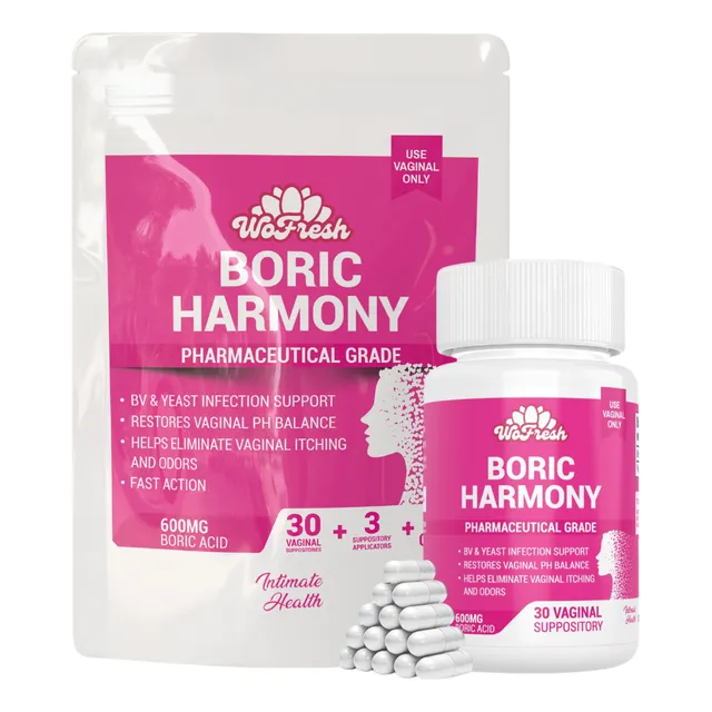 Ovulos Acido Borico Supositorios 600mg 30 Unidades