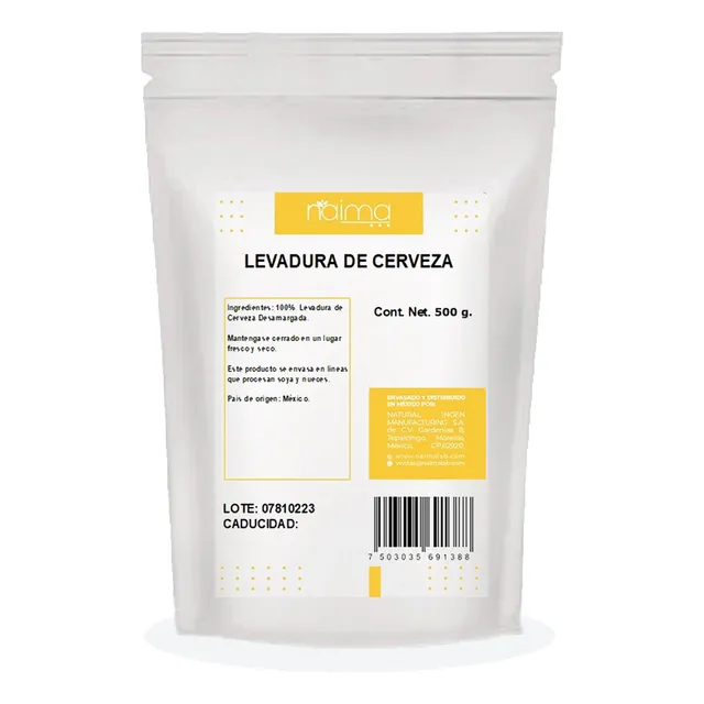 Levadura De Cerveza Natural 0.5 Kg Desamargada