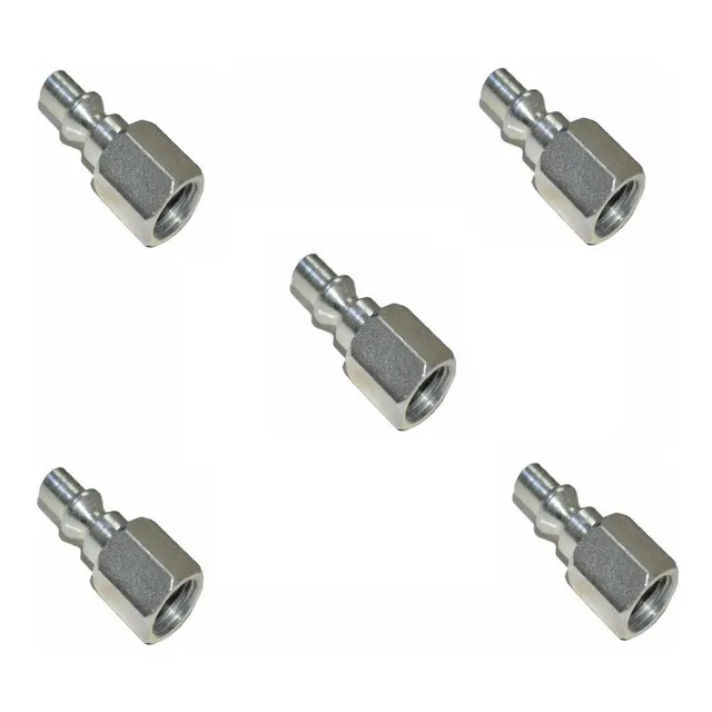 Pino Para Engate Rápido De Ar Rosca 1/4 Fêmea(kit 5 Peças)  