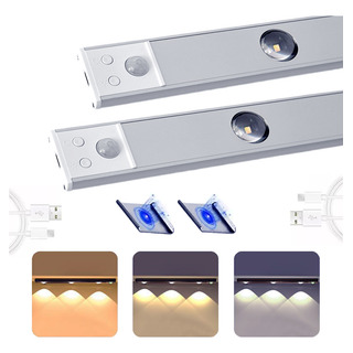 1 Par Tiras De Led 3 Colores Con Magnéticas Recargable Usb 1 Par Tiras De Led 3 Colores Con Magnéticas Recargable Usb
