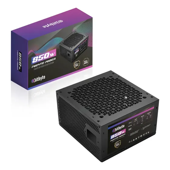Fuente De Poder 850w Modular 80 Plus Gold Atx Gamer Bitbyte