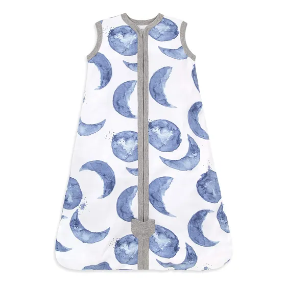 Manta Wearable Para Bebé De Algodón Orgánico 100%, Azul, Med