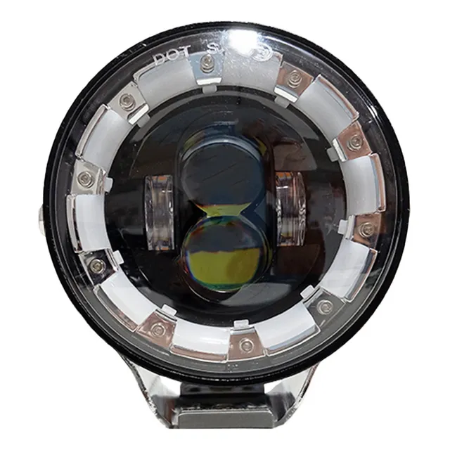 Faro Neblinero Led Luz Blanco Drl Ámbar 40w Luz Fija 12/24v