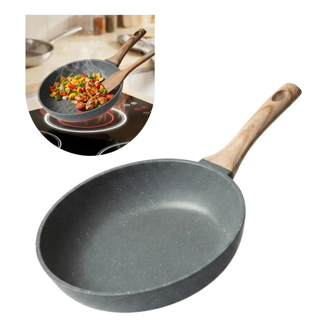 Panela Frigideira Cerâmica Antiaderente 20cm Gás Indução Não Gruda Dinda Home Granito Panela Frigideira Cerâmica Antiaderente 20cm Gás Indução Não Gruda Dinda Home Granito