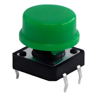 50 Piezas Push Button 4 Pines 12x12mm Con Capuchon Colores 50 Piezas Push Button 4 Pines 12x12mm Con Capuchon Colores