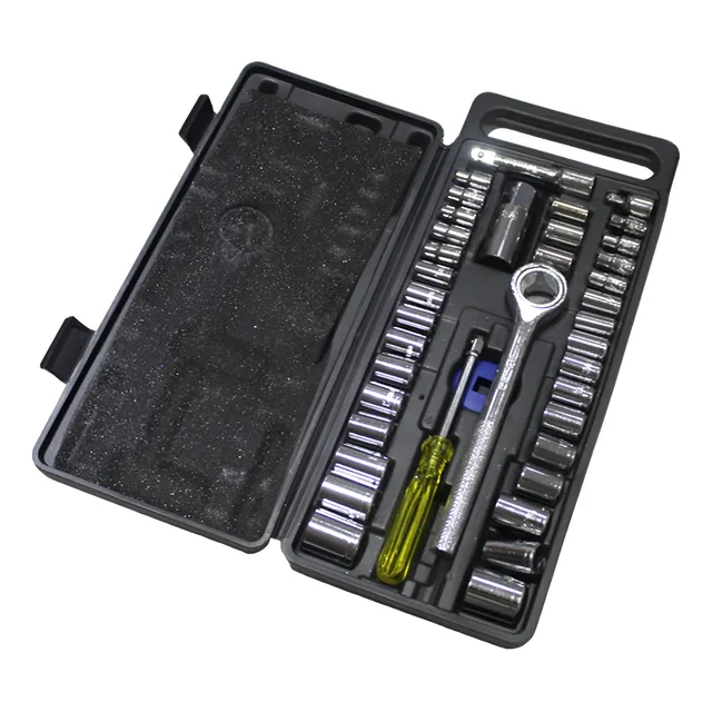 Estuche Juego De Herramientas Kit  Mecanico 39 Pzs Santul