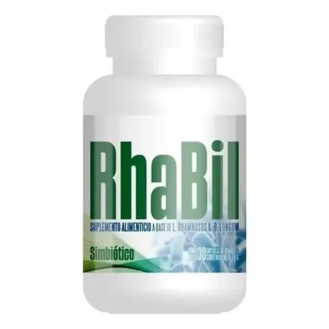 Rhabil Probiotico Simbiotico 350mg 30 Capsulas Desacaf Sin Sabor