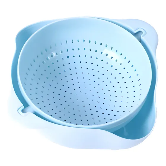 Escurridor Colador Vegetales Pasta Con Volcador Bowl Cocina