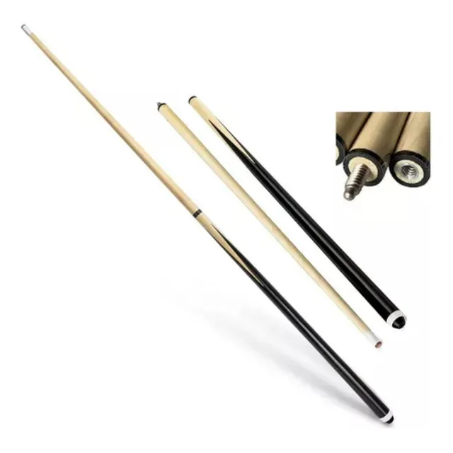 Taco De Pool Palo Maple Billar Madera Alta Calidad 145cm