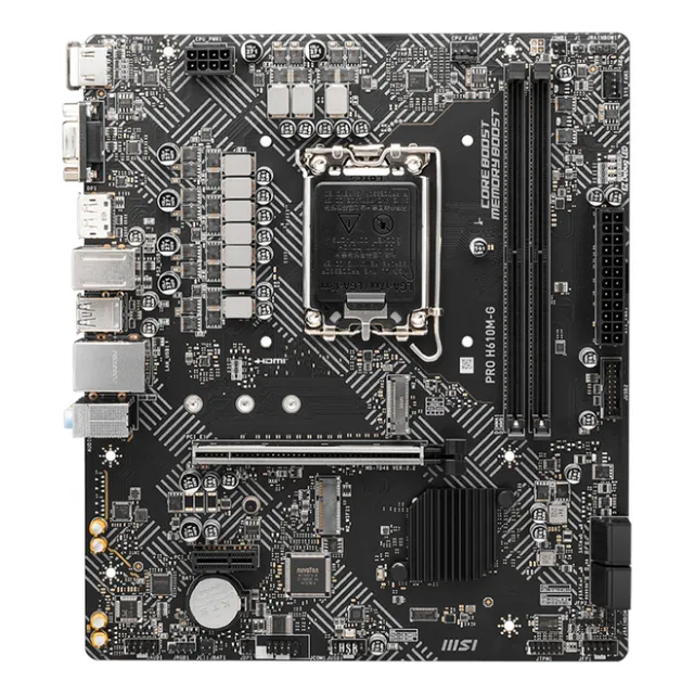 Tarjeta Madre Msi Pro H610m-g - 1700 Ddr5 Micro Atx