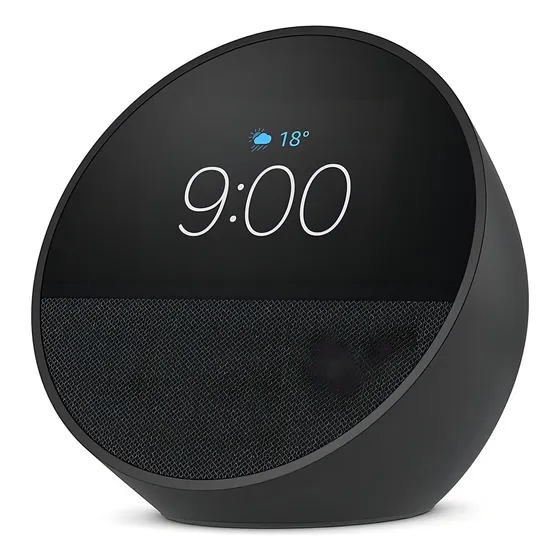 Amazon Echo Spot Bocina Inteligente 2024 Color Negro