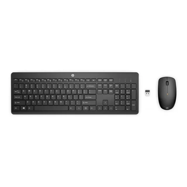 Kit Teclado Y Mouse Hp 235 Inalámbrica 1y4d0aa Usb Español.