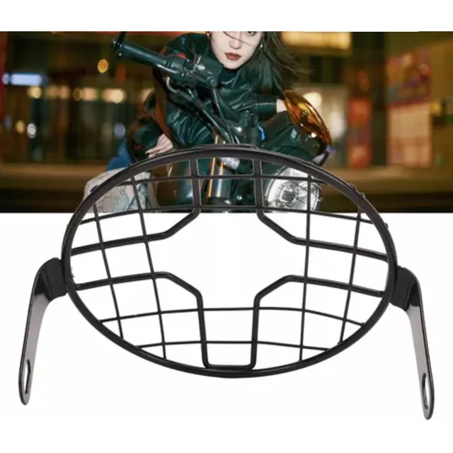Rejilla Protector De Faro Motos Caferacer Scrambler