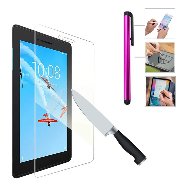 Mica Protector Pantalla + Lapiz Para Lenovo Tab E7 Tb-7104f