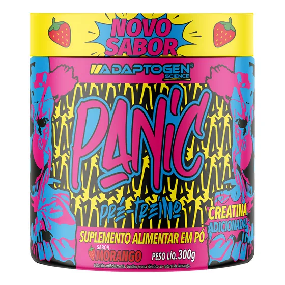 Panic 300g - Pré Treino Adaptogen Science Usa - Original